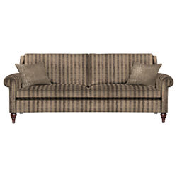 Duresta Kingsley 4 Seater Grand Sofa Scirocco Stripe Mink